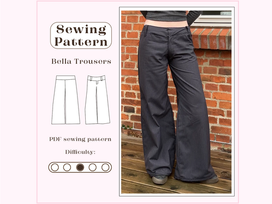 Bella Trousers Sewing Pattern