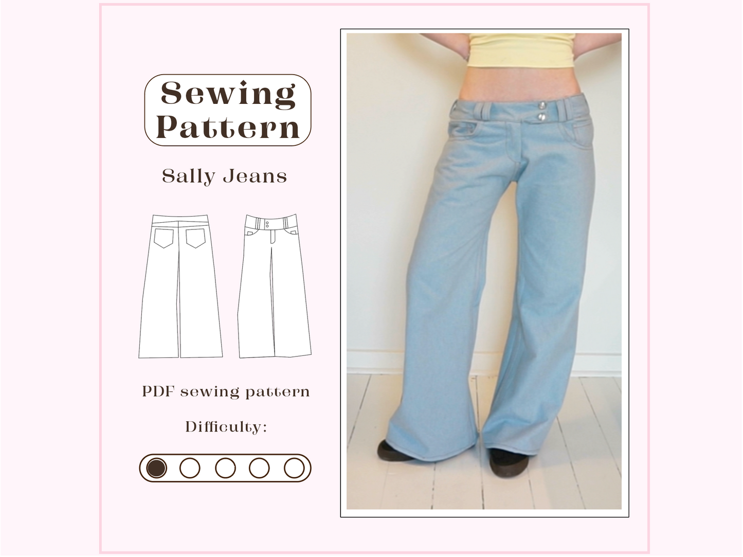 Sally Jeans Sewing Pattern