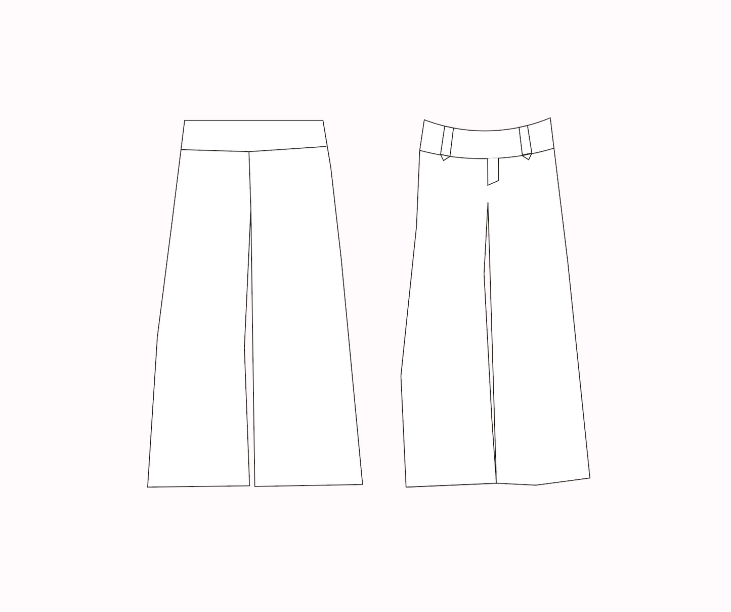 Bella Trousers Sewing Pattern