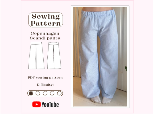 Copenhagen Scandi Pants Sewing Pattern