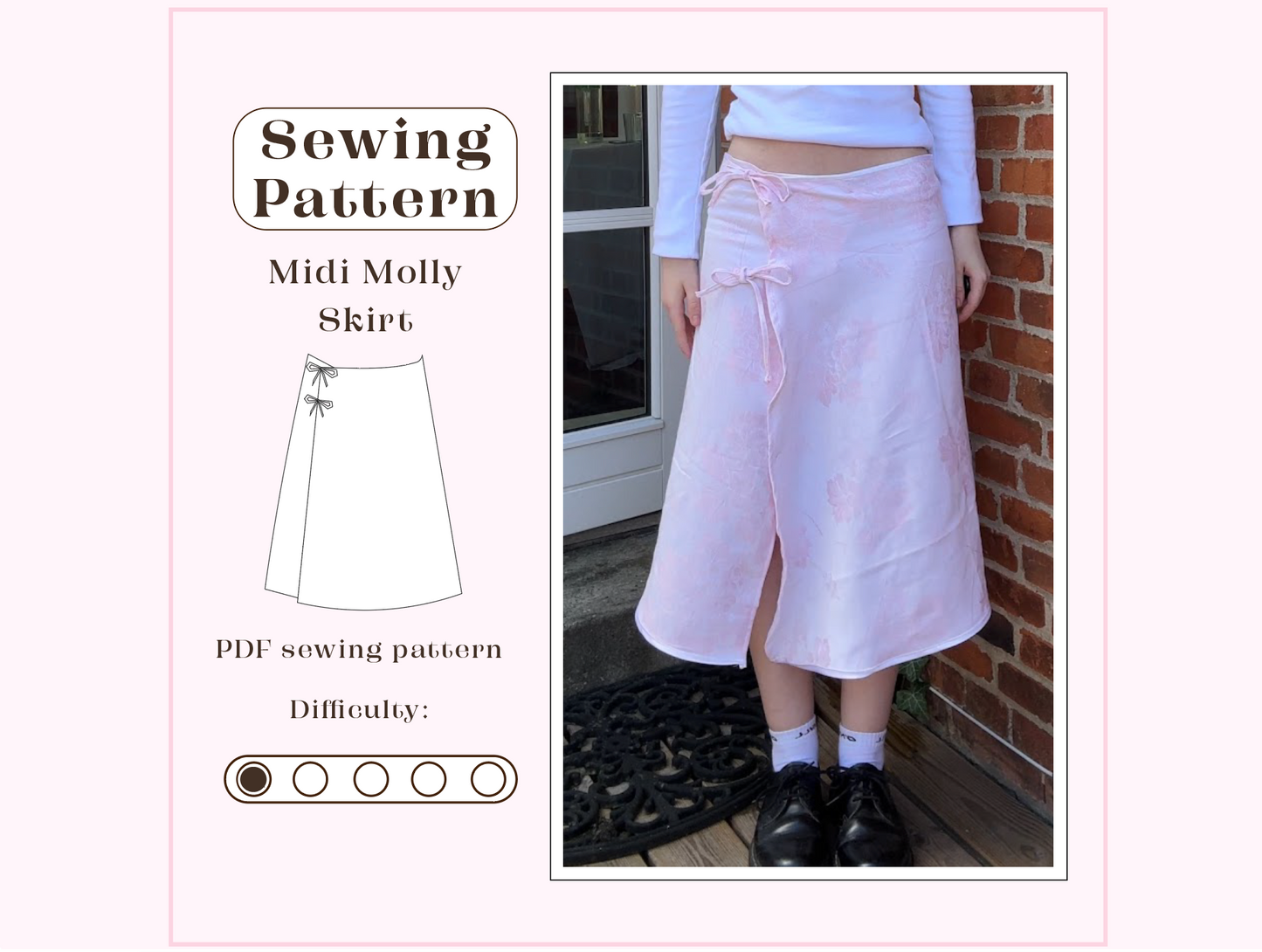 Molly Midi Skirt Sewing Pattern